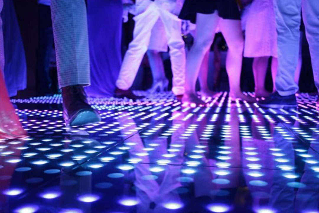 LED táncparkett rendezvényre